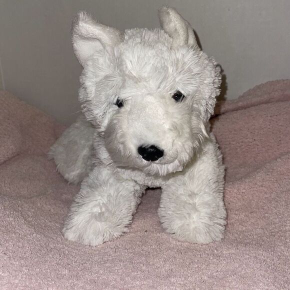 Aurora White 10” White Westie West Highland Terrier Soft plush dog doggie - Picture 1 of 8